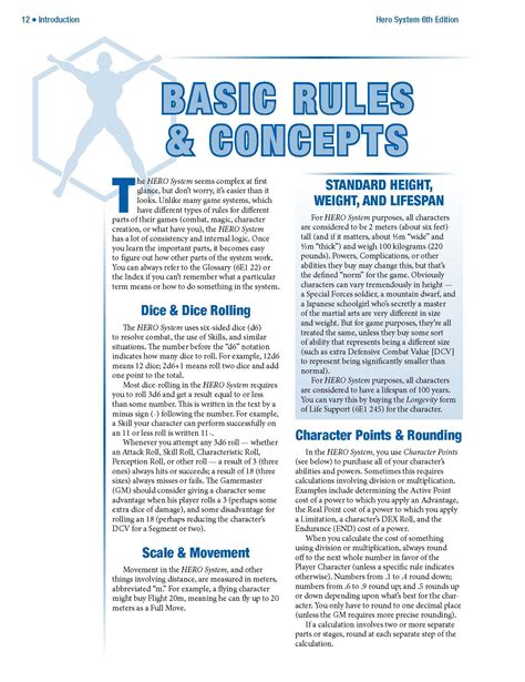 HERO System Basics .